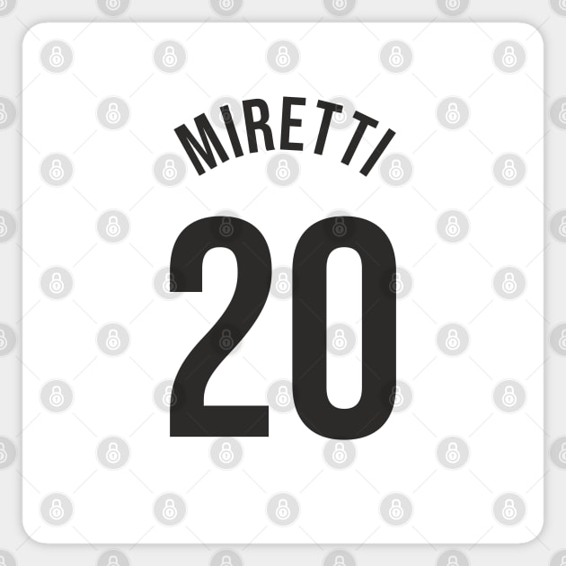 Miretti 20 Home Kit - 22/23 Season Sticker by GotchaFace